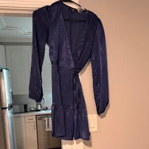 Lulu's Navy Blue Mini Dress